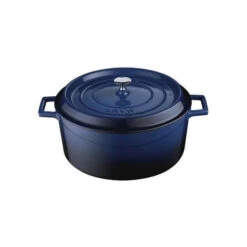 MODA Lava Round Casserole 280x125mm / 6.7Lt Blue