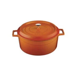 MODA Lava Round Casserole 280x125mm / 6.7Lt Orange