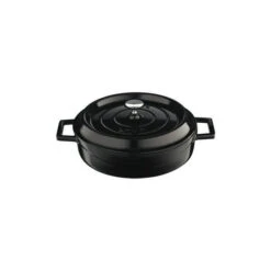 MODA Lava Low Casserole Low Casserole 240x60mm / 2.4Lt Black