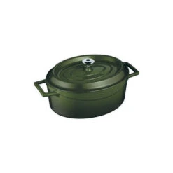 MODA Lava Oval Casserole Oval Casserole 250x205x100mm / 3.3Lt Green