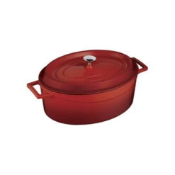 MODA Lava Oval Casserole 290x230x110mm / 4.8Lt Red