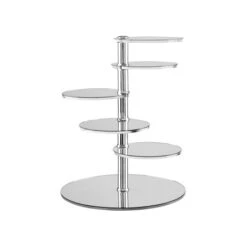 MODA Zicco 6 Tier Display Stand - Mirror Finish