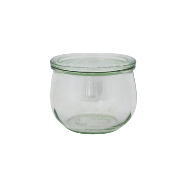 Weck Tulip Glass Jar With Lid 580ml 100x85mm (Box Of 6) 3 Weck Tulip Glass Jar With Lid 580ml 100x85mm (Box Of 6)