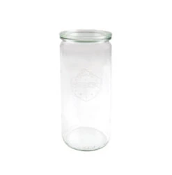 Weck Cylinder Glass Jar With Lid 1040ml 80x210mm (Box Of 6)