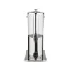 MODA Sunnex Deluxe Single Juice Dispenser 220x330x492mm / 5Lt - 18/10 Stainless Steel, Acrylic Body