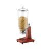 MODA Sunnex Ashwood Cereal Dispenser 280x265x680mm / 7Lt - Solid Ash Wood Base, Acrylic Chamber