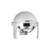 MODA Deluxe Round Roll Top Chafer - 18/10 Stainless Steel