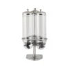 MODA Sunnex Revolving Cereal Dispenser 284x305x605mm / 4Ltx3 - 18/10 Stainless Steel, Acrylic Body
