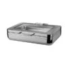 MODA Athena Prince 1/1 Size Rectangular Chafer Glass & Stainless Steel Lid -Tableware Series Store 8311103