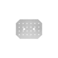 Trenton Drain Plate - 1/2 Size 267x210mm - 18/8 Stainless Steel