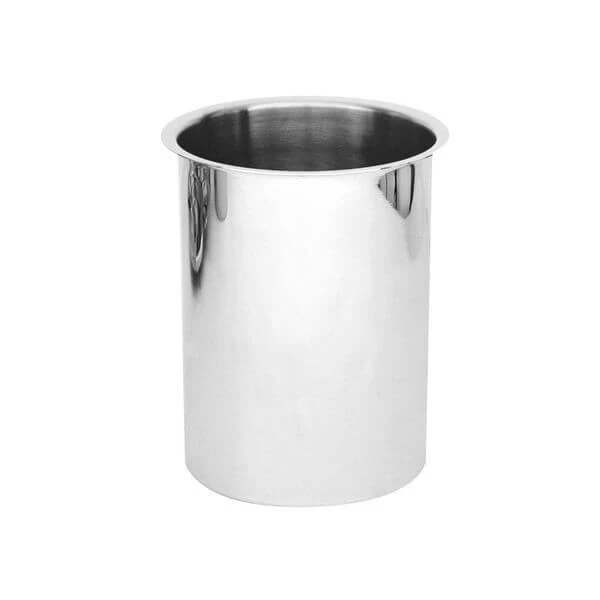 Cannisters 225x217mm / 6.0Lt - 18/8 Stainless Steel (Box Of 4) 3 Cannisters 225x217mm / 6.0Lt - 18/8 Stainless Steel (Box Of 4)