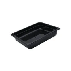 Polycarbonate Gastronorm Pan Black 1/2 Size 325x265x100mm / 5.96Lt