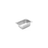 Trenton Standard Gastronorm Steam Pans 1/6 Size 176x162x65mm / 1.2Lt Stainless Steel (Box Of 6) -Tableware Series Store 8716065