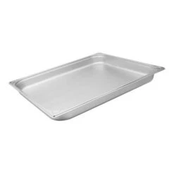 Caterchef 2/1 Size Gastronorm Steam Pan 651x530x65mm - 18/8 Stainless Steel