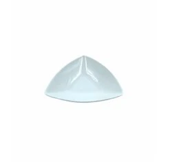 Tablekraft Miniatures Buffet White Triangle Dish 102x102x25mm (Box Of 12)