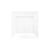 Ryner Melamine Serving Platters Square Platter 400x400mm White (Box Of 2)
