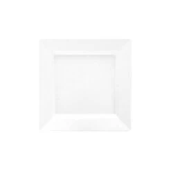 Ryner Melamine Serving Platters Square Platter 400x400mm White (Box Of 2)