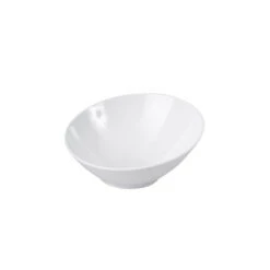 Ryner Melamine Serving Bowls Slant Bowl 350mm White