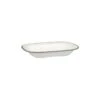 Ryner Melamine Evoke Rectangular Dish White With Grey Rim 230x175x40mm / 580ml - Box Of 12 -Tableware Series Store 91686 GY
