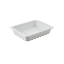 Chef Inox Gastronorm Porcelain Dish - Gn 1/2 325x265x65mm