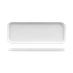 Pasabahce Bevande Rectangular Tray Bianco 350x130x20mm (Box Of 4)