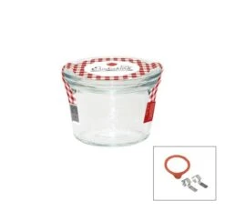 Complete Weck Glass Jars With Lid/Seal 80ml 60x55mm (Box Of 24)