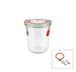 Complete Weck Glass Jars With Lid/Seal 140ml 60x70mm (Box Of 12)