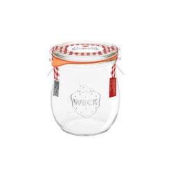 Complete Weck Glass Jars With Lid/Seal 220ml 70x80mm (Box Of 12)