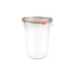 Complete Weck Glass Jar With Lid 850ml 100x147mm (Box Of 6)