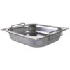 Vogue Stainless Steel 1/2 Gastronorm Tray With Handles 65mm 4Ltr