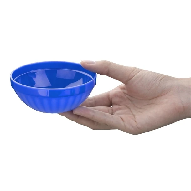 Olympia Kristallon Polycarbonate Bowl Blue 102mm 190ml (Box 12) 4 Olympia Kristallon Polycarbonate Bowl Blue 102mm 190ml (Box 12) - Image 2