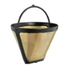 Cilio Gold Coffee Filter 24carat Gold Plated Suitable For Filter Size 2 10.5x8cm -Tableware Series Store CIL 116014