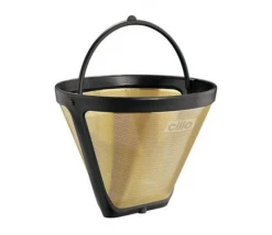 Cilio Gold Coffee Filter 24carat Gold Plated Suitable For Filter Size 2 10.5x8cm