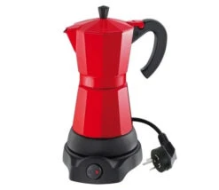 Aluminium Cilio Classico Electric Coffee Maker Aluminium Red