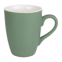 Olympia Matt Pastel Porcelain Mug Green 340ml 12oz (Box 6)