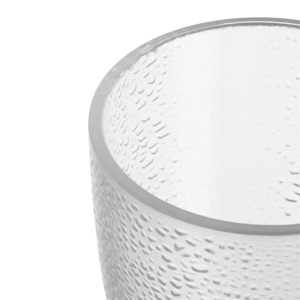 Olympia Kristallon Polycarbonate Pebbled Tumbler - 275ml 9.75oz Clear (Box 6) 5 Olympia Kristallon Polycarbonate Pebbled Tumbler - 275ml 9.75oz Clear (Box 6) - Image 3
