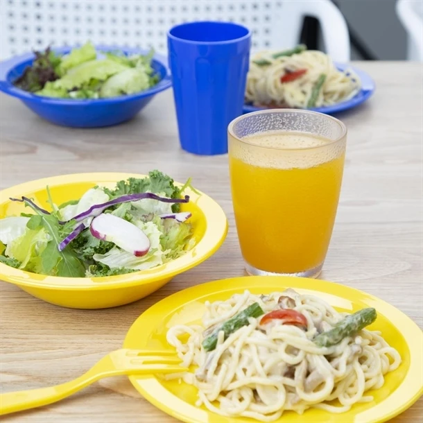 Olympia Kristallon Polycarbonate Pebbled Tumbler - 275ml 9.75oz Clear (Box 6) 7 Olympia Kristallon Polycarbonate Pebbled Tumbler - 275ml 9.75oz Clear (Box 6) - Image 5