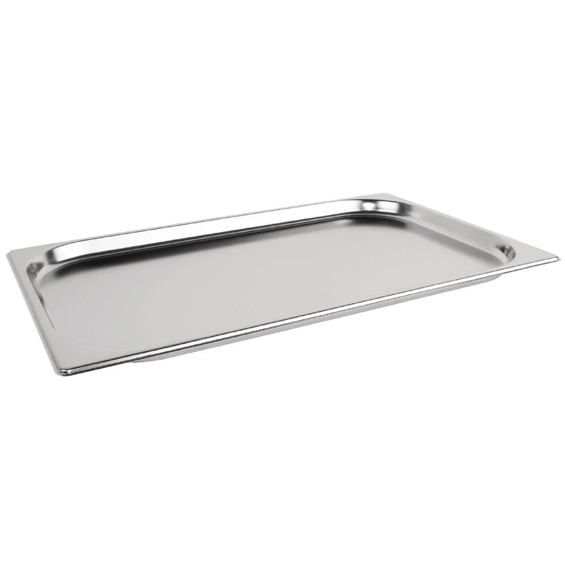 Vogue Heavy Duty Stainless Steel 1/1 Gastronorm Tray 20mm 3Ltr 3 Vogue Heavy Duty Stainless Steel 1/1 Gastronorm Tray 20mm 3Ltr