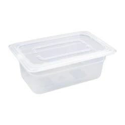 Vogue Polypropylene 1/4 Gastronorm Tray 100mm 2.5Ltr (Box Of 4)