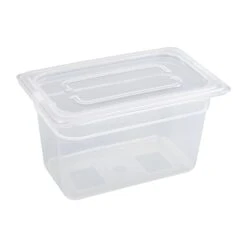 Vogue Polypropylene 1/4 Gastronorm Tray 150mm 3.7Ltr (Box Of 4)