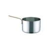 Chef Inox Miniatures - Saucepan 50x30mm 18/10 With Brass Handle (Box Of 6) -Tableware Series Store MINI 07900