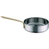 Chef Inox Miniatures - Frypan 120x35mm 18/10 With Brass Handle (Box Of 4) -Tableware Series Store MINI 07917