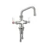3Monkeez T-3MDH06 Guardian Dual Hob Mount Tap Body W/ 6" Swivel Spout