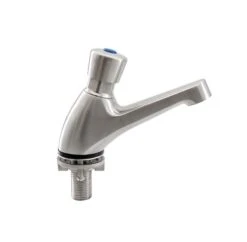 3Monkeez T-3MSS-PT6PB Guardian Push Button Pillar Tap - Stainless Steel