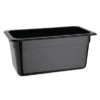 Vogue Black Polycarbonate 1/3 Gastronorm Tray 150mm -Tableware Series Store U464