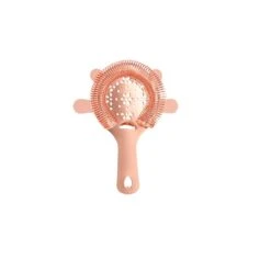 Vogue Zanzi 4 Prong Hawthorn Strainer With Flat HDL - Rose Gold 110mm
